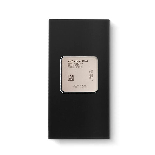 AMD Athlon 3000G AM4 14NM 3.5GHz Has integrated graphics card No fan-Tray