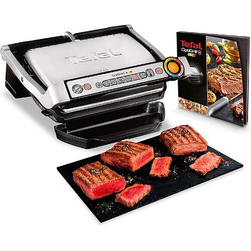 Tefal Gril OptiGrill+ Inox 2000W 6 Programmes Auto