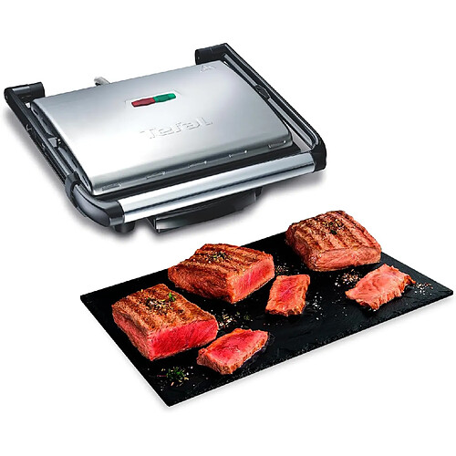 Tefal Gril Panini Noir/Argent 2000W Multifonctions