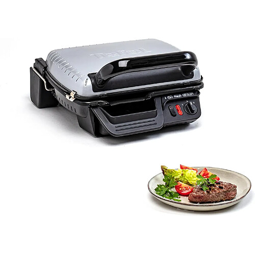 Tefal Gril Électrique 2000W Double Position Noir