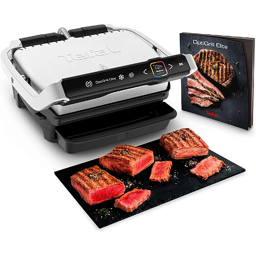 Grill Tefal OptiGrill Elite 2000W Métal