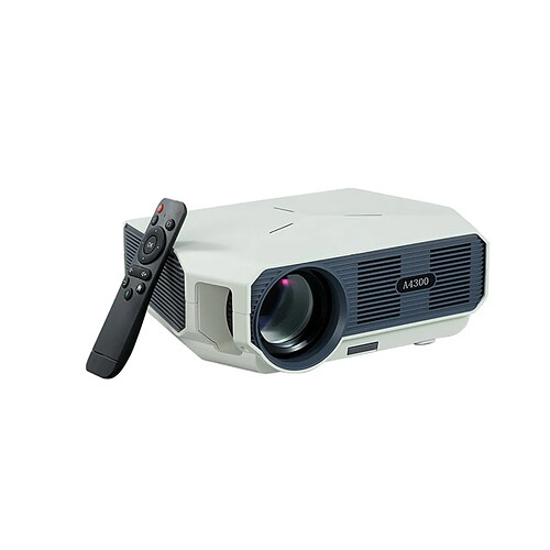 INF Projecteur Ultra HD Blanc (Ultra HD/Android/1+8G) - Véritable 1080p, Support 4K, Mise au p