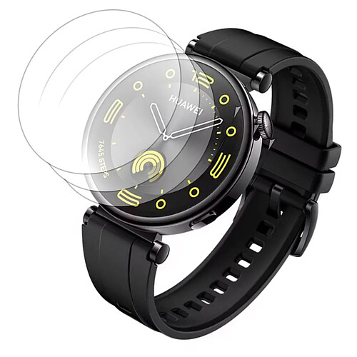3 Verres trempé avec bordures noires pour Huawei Watch GT 4 41mm 1.32"- Visiodirect
