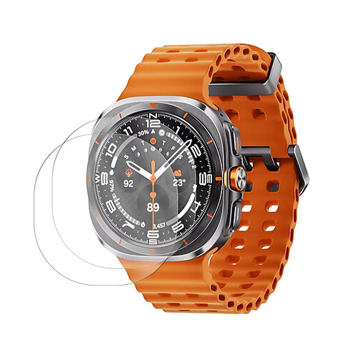 2 verres trempé pour Samsung Galaxy Watch Ultra 47mm 1.5" - Film de protection- Visiodirect