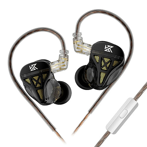 VURAHOME KZ DQS HIFI Avec Micro - Noir