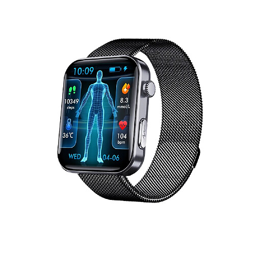INF Montre connectée : mesure la fréquence cardiaque, la pression artérielle, l'oxygène dans l