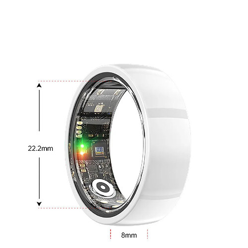 INF Smart Ring R1000 - Moniteur de sommeil Bluetooth 5.2 White 13