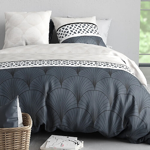 Atelier du coton Parure Housse De Couette 100% Coton 57fils Arcadia