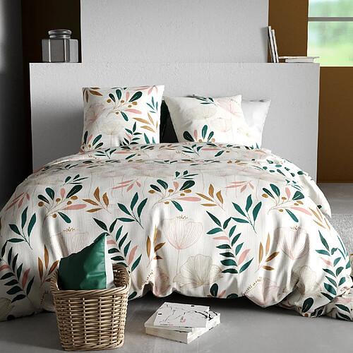 Atelier du coton Parure Housse De Couette 3pcs 100% Coton 57fils -kano
