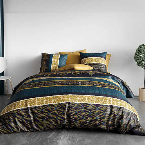 Atelier du coton Parure housse de couette 100%coton 57fils qobe