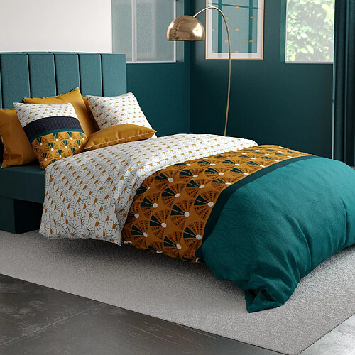 Atelier du coton Parure housse de couette 100% coton 57fils , madra
