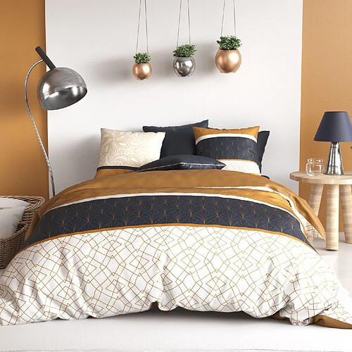 Atelier du coton Parure de couette 100%coton 57fils/cm2 - felora