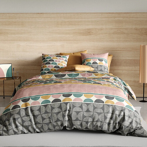 Atelier du coton Parure housse de couette 100% coton 57fils thanos