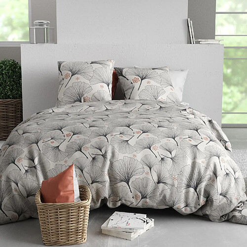 Atelier du coton Parure Housse De Couette 100% Coton 57fils Frenezia