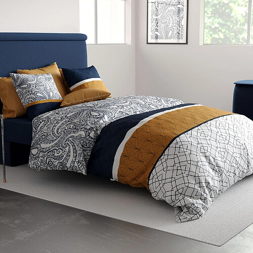 Atelier du coton Parure housse de couette 100% coton 57fils dakota