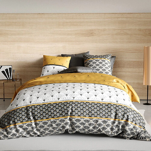 Atelier du coton Parure housse de couette 100%coton 57fils léo
