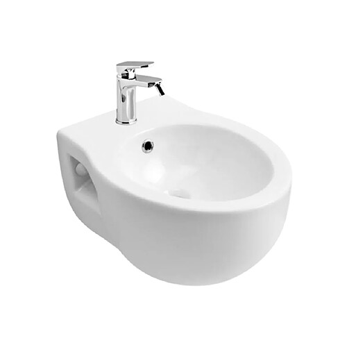 Kiamami Valentina Bidet mural en céramique blanche | Patascoss