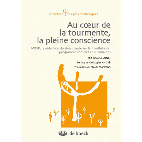 Au coeur de la tourmente, la pleine conscience : MBSR, la réduction du stress basée sur la mindfulness : programme complet en 8 semaines · Occasion