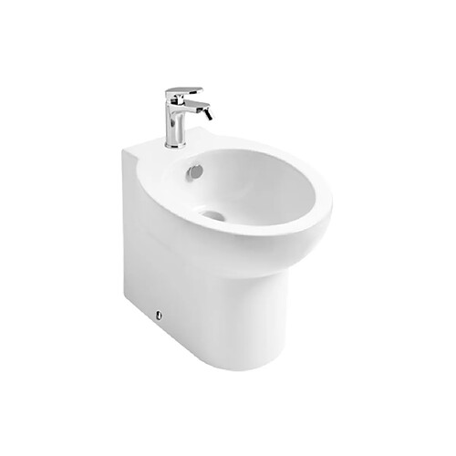 Kiamami Valentina Bidet en céramique blanc affleurant au mur | Patascoss