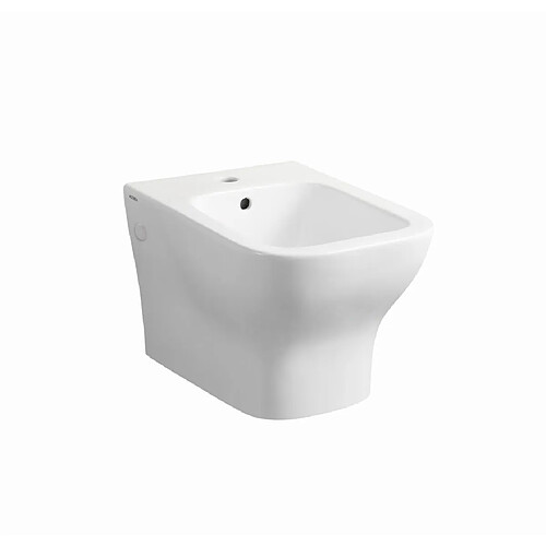 Kiamami Valentina Bidet mural en céramique blanc brillant | Swing