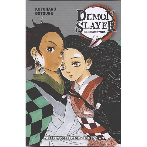 Demon slayer : Kimetsu no yaiba : coffret collector tomes 1 à 3