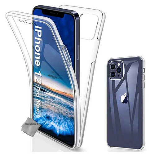 Coque Silicone IPhone 11 + Verre Trempé - Protection Anti-choc Complète, Intérieur Microfibre, Couleur Noire
