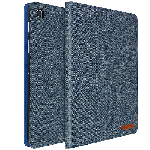 Avizar Housse pour Samsung Galaxy Tab S5e Rangements Cartes Fonction Support Fin Bleu