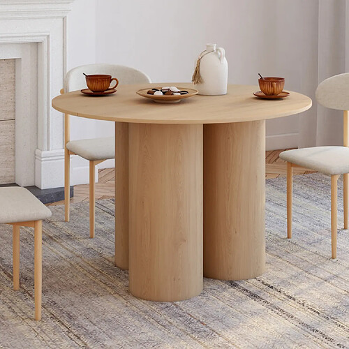 Idmarket TAM RONDE ELOISE HETRE 110CM