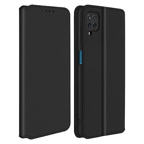 Avizar Housse pour Samsung Galaxy A12 Étui Folio Portefeuille Fonction Support Noir
