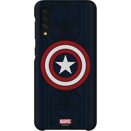 Samsung Coque rigide Captain America Galaxy Friends Samsung pour Galaxy A50 A505 Bleu