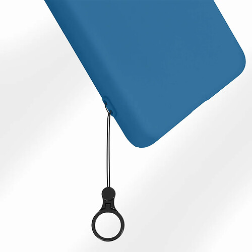 Oppo Coque pour Oppo A76/A96 Rigide en Silicone Bleu