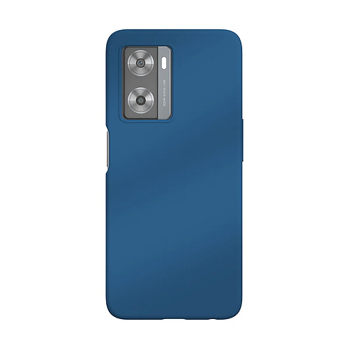 Oppo Coque pour Oppo A77 Rigide en Silicone Bleu