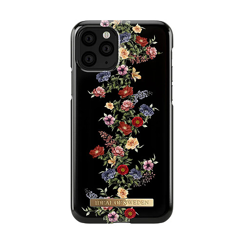 IDEAL OF SWEDEN Coque pour Apple iPhone 11 Pro Modèle Fashion Case Motif Floral Noir