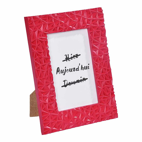 Homea Cadre Photo Déco Géométrique Frame 20x25cm Rouge
