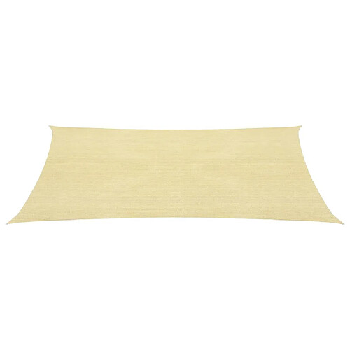 Helloshop26 Voile d'ombrage 160 g/m² pehd 4,5 x 4,5 m beige 02_0008976