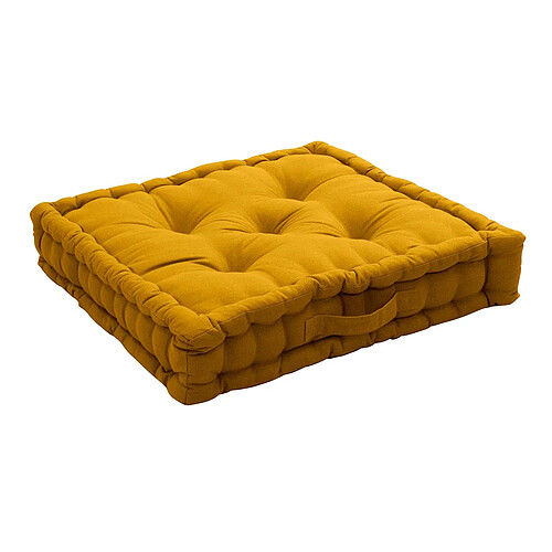 Paris prix Panama - 50x50x10 cm - Moutarde
