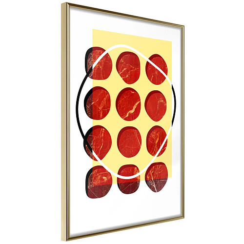 Paris Prix Affiche Murale Encadrée Carnivore's Dream 21 x 30 cm Or