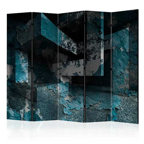 Paris Prix Paravent 5 Volets Azure Geometry 172x225cm