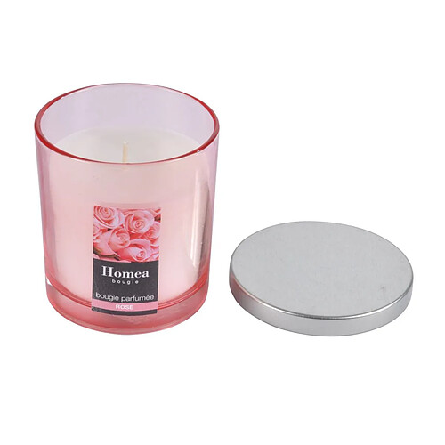 Paris Prix Bougie Parfumée Couvercle Essentiel 8cm Rose