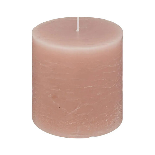 Atmosphera Bougie Cylindrique Rustic 10cm Rose Clair