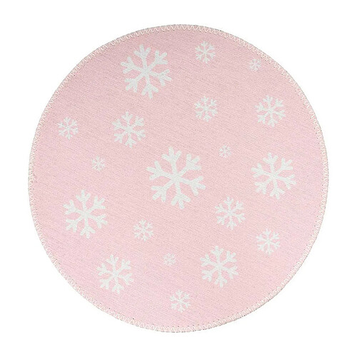 Paris Prix Tapis Rond Enfant Imprimé Bambini VIII 160cm Rose