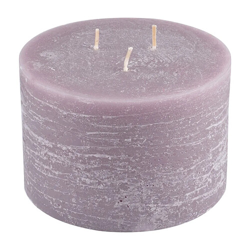 Paris Prix Bougie Déco 3 Mèches Rustique 12cm Taupe