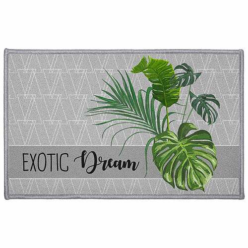 Paris Prix Tapis Déco Rectangulaire Exographic 50x80cm Gris