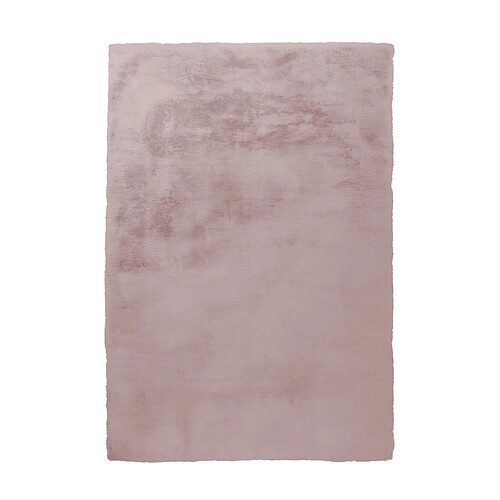 Paris Prix Tapis Tufté à la Main à Poils Longs Rabbit Rose 120 x 170 cm