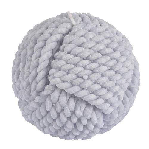Paris Prix Bougie Boule Effet Cordage Blue Wave 9cm Bleu Clair