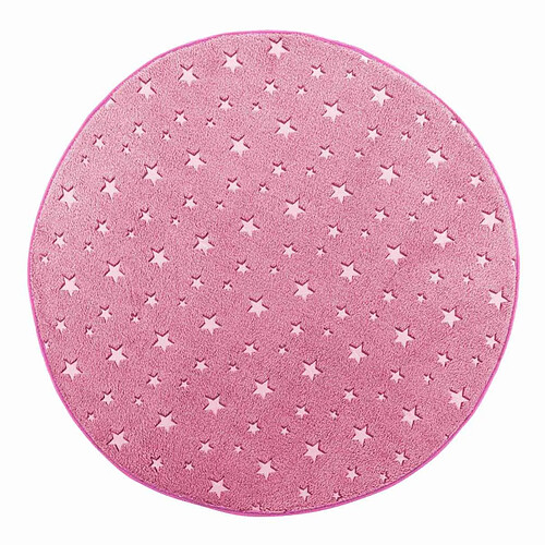 Paris Prix Tapis Enfant Déco Fluo Night 90cm Fuchsia