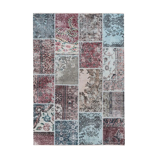 Paris Prix Tapis Tissé à la Main à Poils Plats Toska II Rouge 160 x 230 cm
