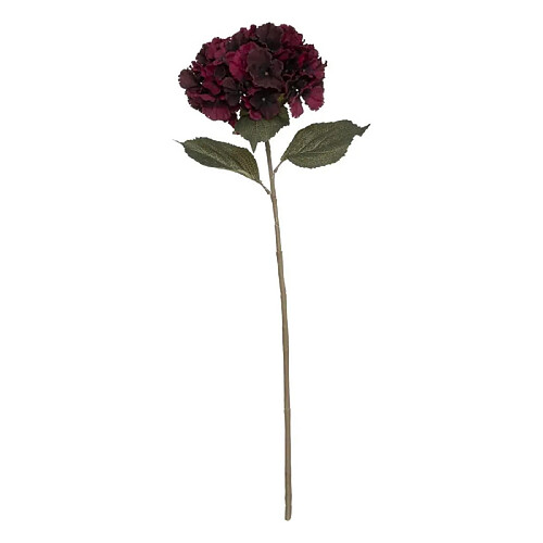 Atmosphera Fleur Artificielle Hortensia 83cm Rouge Foncé