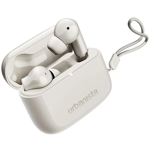Urbanista Écouteurs TWS Bluetooth 5.3 ANC Adaptatif Modèle Palo Alto Autonomie 45h Blanc