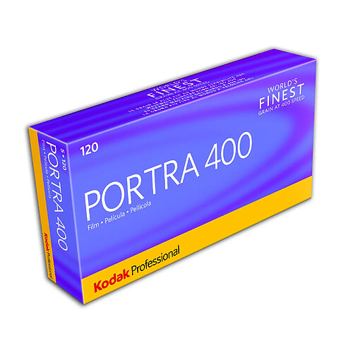 Kodak Portra 400 – Film Négatif Couleur 120, ISO 400, Grain Fin, Lot 5, 80 Poses